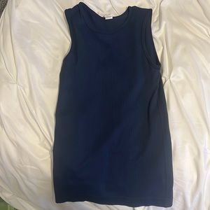 Zyia Gently Worn Navy Tank Top